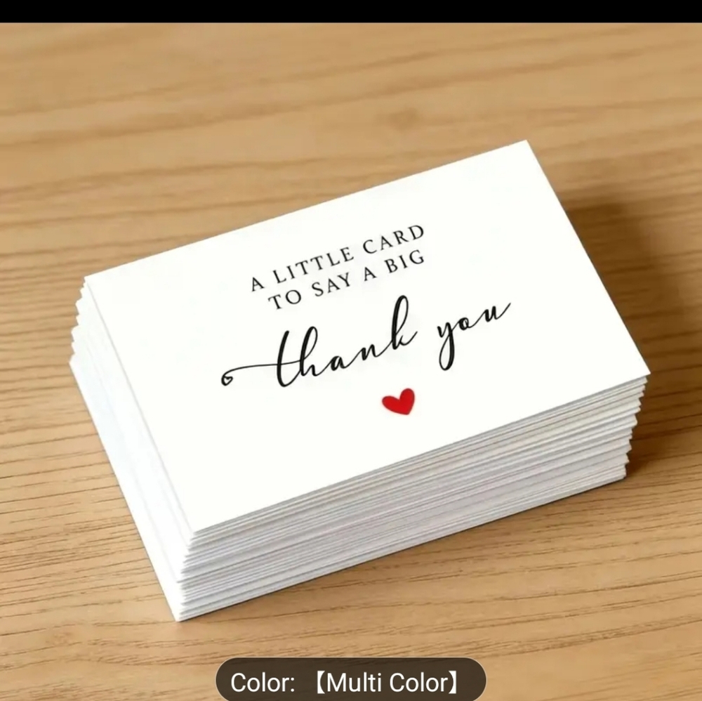 50 Thank You Cards